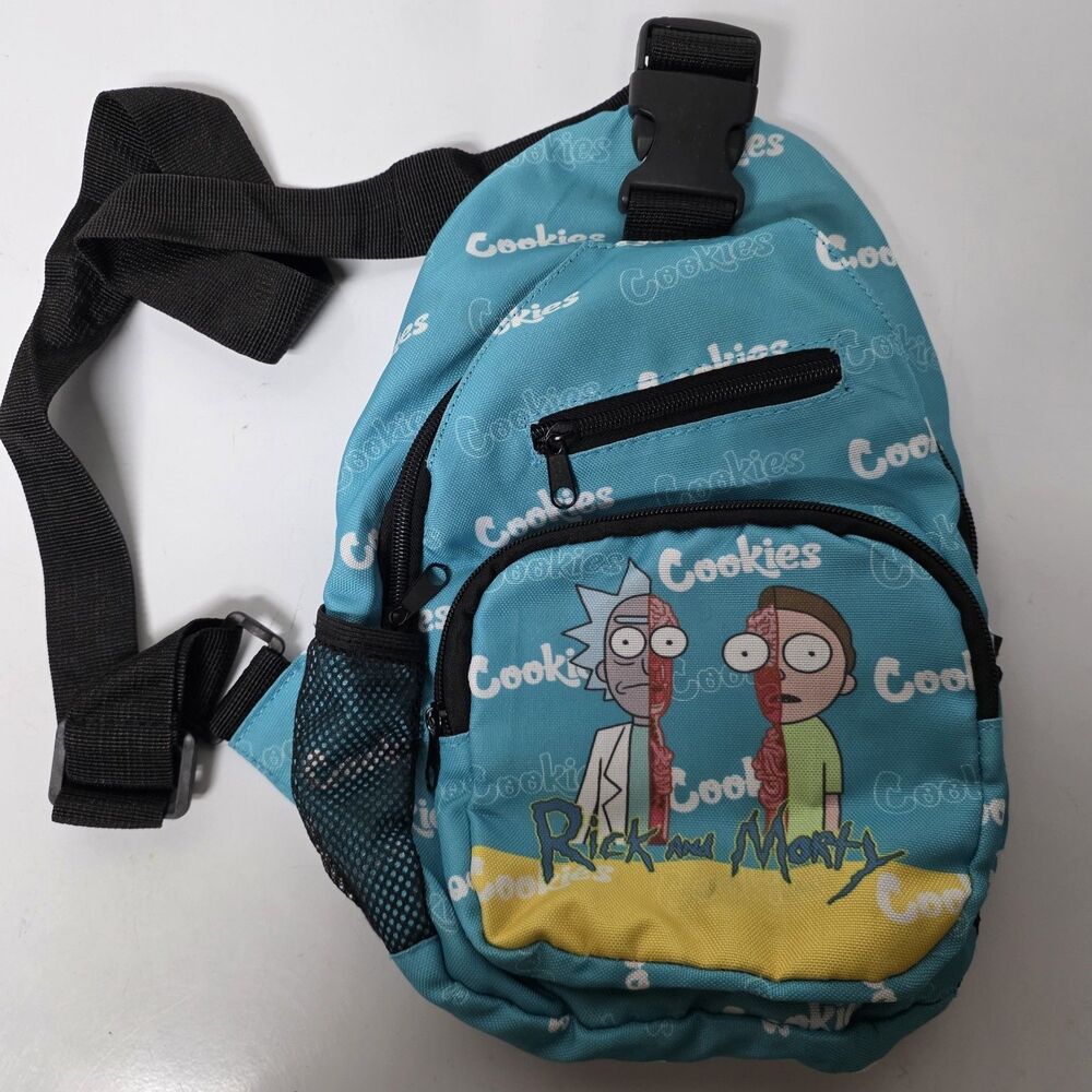 Cookies Rick and Morty Small Sling Backpack